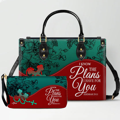 Personalized Christian Leather Handbag – Christian Christmas Gift for Women