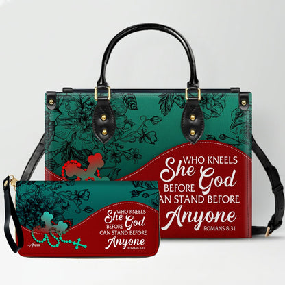 Personalized Christian Leather Handbag – Christian Christmas Gift for Women