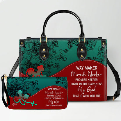 Personalized Christian Leather Handbag – Christian Christmas Gift for Women