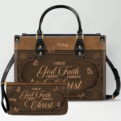 Custom Scripture Leather Tote & Wallet Set | Personalized Faith Gifts by CHRISTIANARTBAG CAB01042026