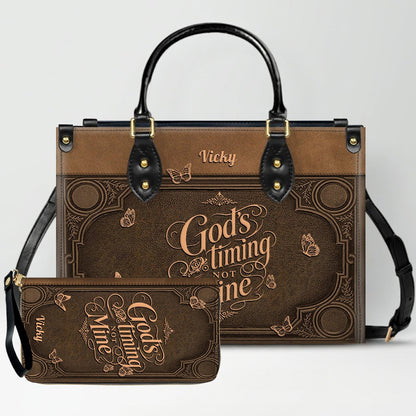 Custom Scripture Leather Tote & Wallet Set | Personalized Faith Gifts by CHRISTIANARTBAG CAB01042026