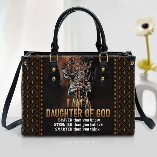 Christianart Designer Handbags, I Am A Daughter Of God, Personalized Gifts, Gifts for Women. - Christian Art Bag