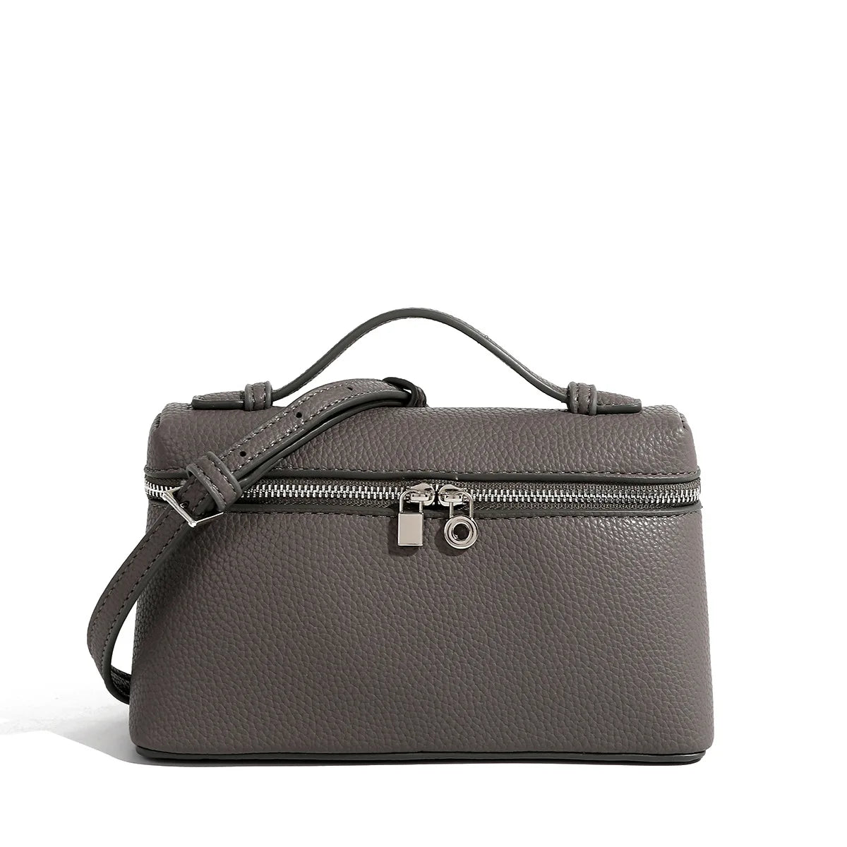 CHRISTIANARTBAG Mini Box Crossbody Bag – Trendy PU Leather Handheld Shoulder Bag for Women, Compact 2026 Fashion Purse