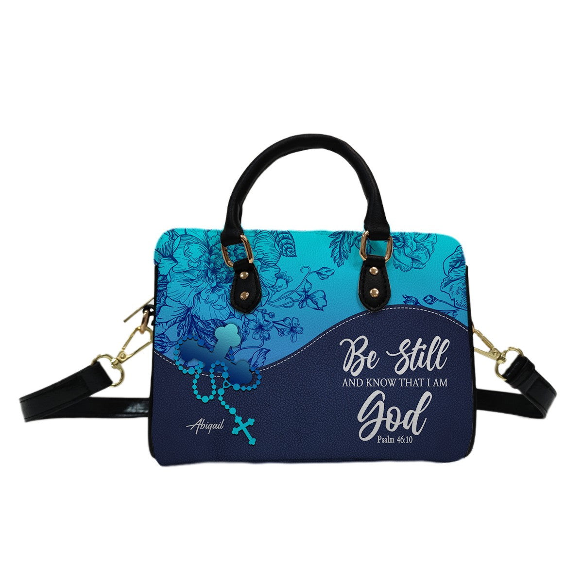 Personalized Mini Leather Satchel – Christian Handbag with Bible Verse | CHRISTIANARTBAG