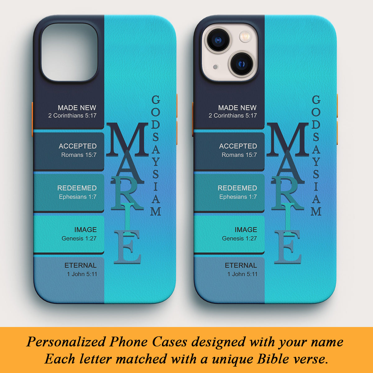 Christianartbag Phone Case, Uncover the sacred meaning of your name, Personalized Phone Case, Christian Phone Case,  Jesus Phone Case,  Bible Verse Phone Case.