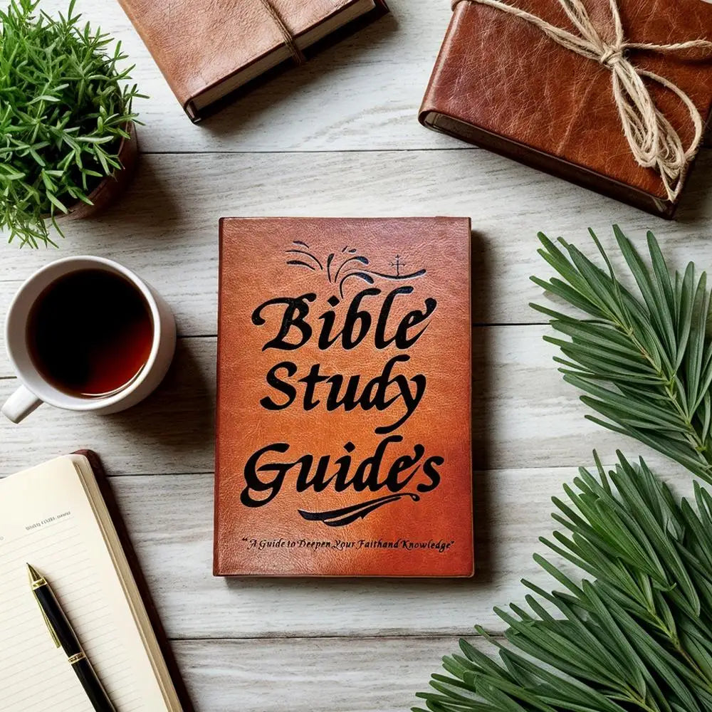 Premium Leather Bible Study Guide - A Guide to Deepen Your Faith and Knowledge | Personal Journal & Devotional