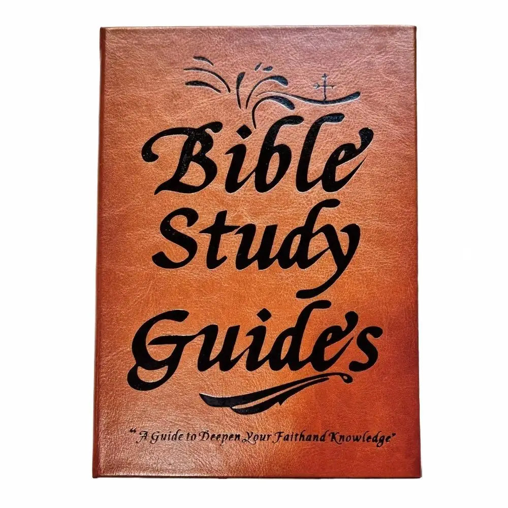 Premium Leather Bible Study Guide - A Guide to Deepen Your Faith and Knowledge | Personal Journal & Devotional