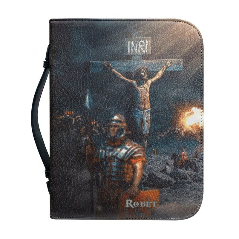 Christianartbag Bible Cover, Personalized Bible Cover For Men, Jesus Christ Personalized Bible Cover, Christmas Gift, CABBBCV01250823. - Christian Art Bag