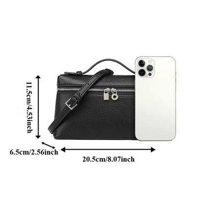 CHRISTIANARTBAG Mini Box Crossbody Bag – Trendy PU Leather Handheld Shoulder Bag for Women, Compact 2026 Fashion Purse
