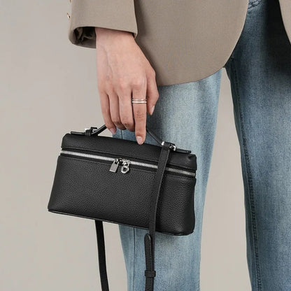 CHRISTIANARTBAG Mini Box Crossbody Bag – Trendy PU Leather Handheld Shoulder Bag for Women, Compact 2026 Fashion Purse
