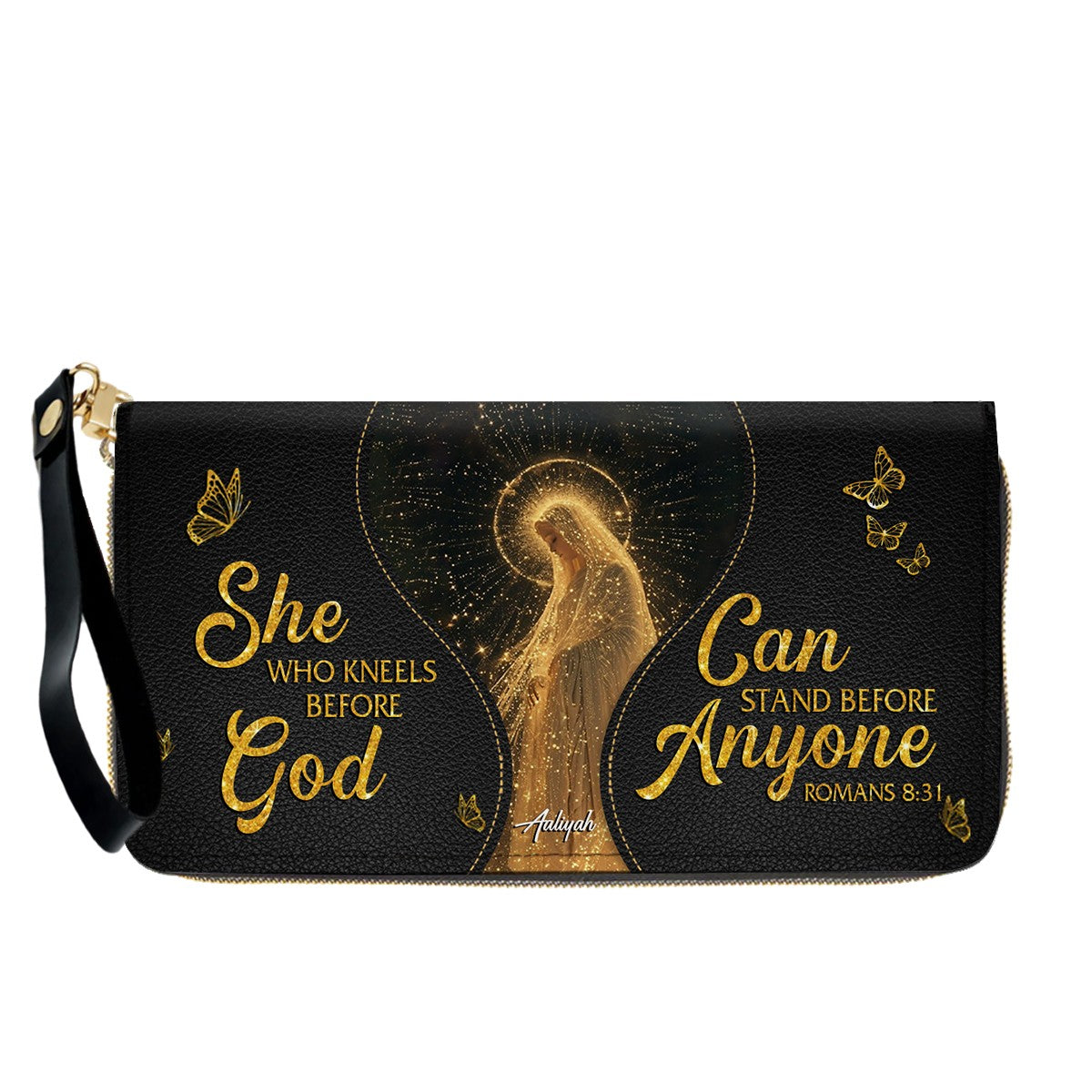 Personalized Christian Leather Handbag & Wallet Set | CHRISTIANARTBAG™ Faith Gift for Women