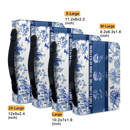 Personalized Bible Cover with Name & Birth Month Flower – Custom Christian Gift, Floral Scripture Cover, Unique Birthday Gift for Women