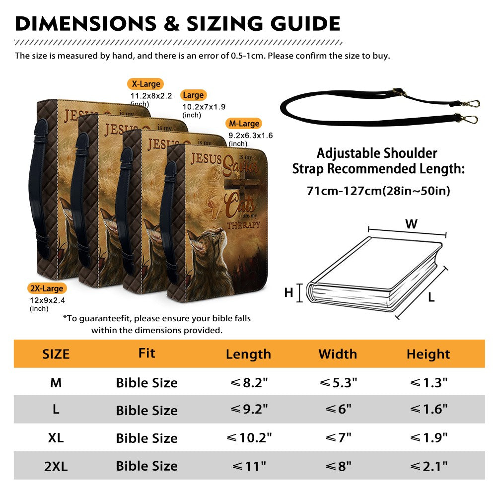 Personalized Bible Cover with Pet Photo & Name – Christian Gift with Dog or Cat Design and Inspirational Scripture Quote