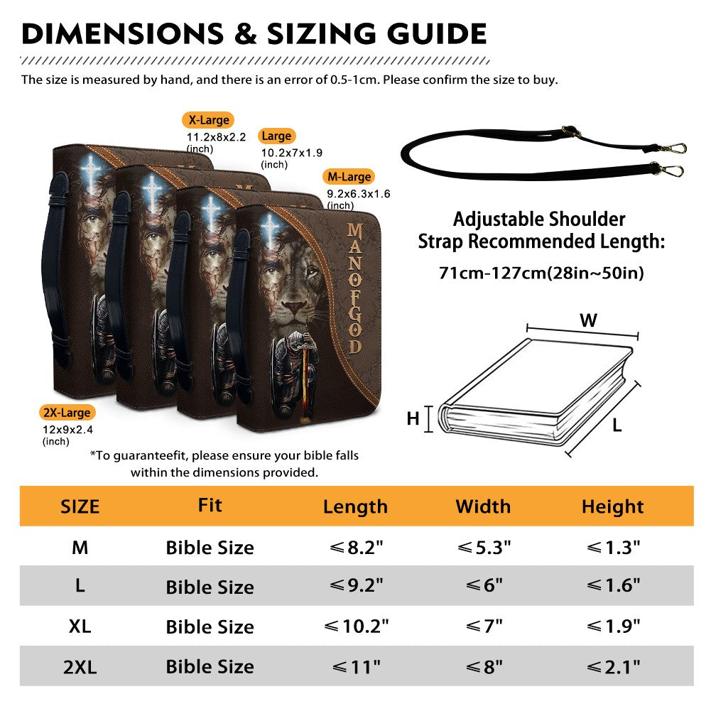 Personalized Bible Cover – Custom Name with Bible Verses That Reflect Your Identity | CHRISTIANARTBAG