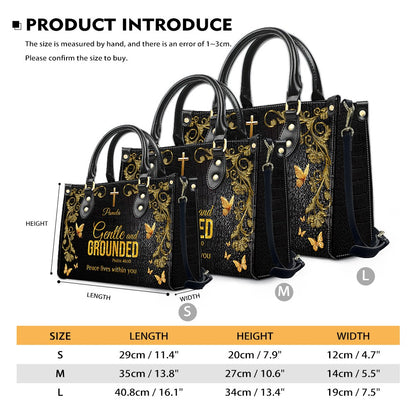 CHRISTIANARTBAG Handbags - Peaceful Christian Bag for Loyal Women – DISC Type S | Calm & Faithful Purse - CAB04160625.