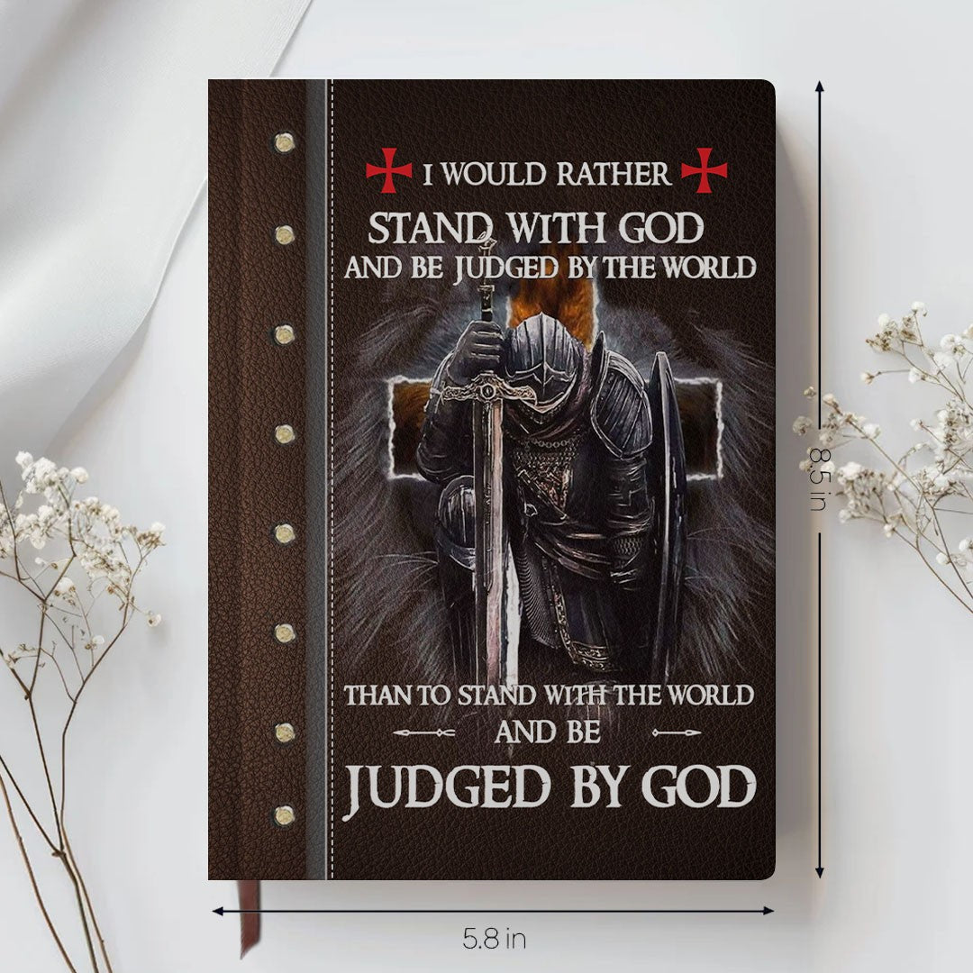 Personalized Leather Notebook – Custom Name with Bible Verses for Each Letter | Christian Gift for Men & Women