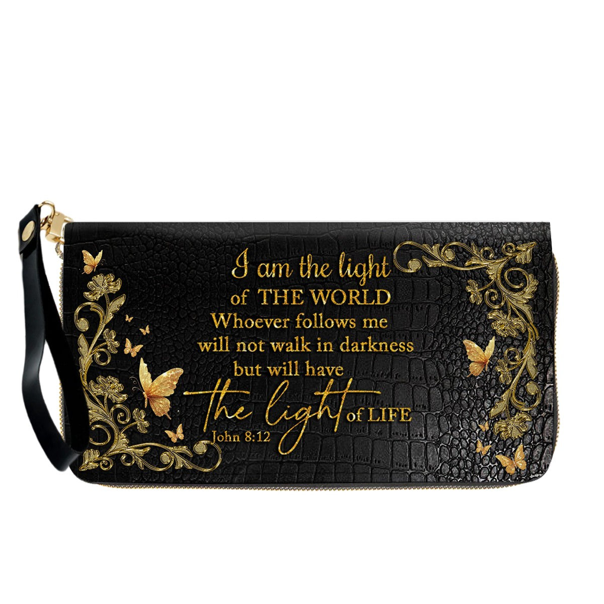 Personalized Leather Handbag with Custom Name & Bible Verse - Personalized Christian Leather Handbag & Wallet Set | CHRISTIANARTBAG™