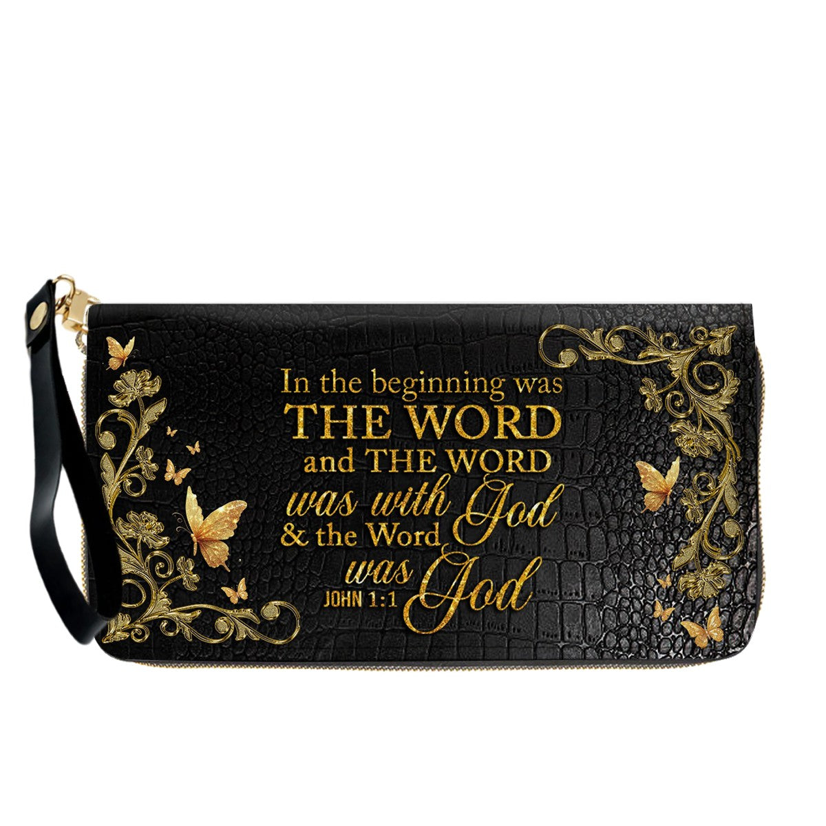 Personalized Leather Handbag with Custom Name & Bible Verse - Personalized Christian Leather Handbag & Wallet Set | CHRISTIANARTBAG™