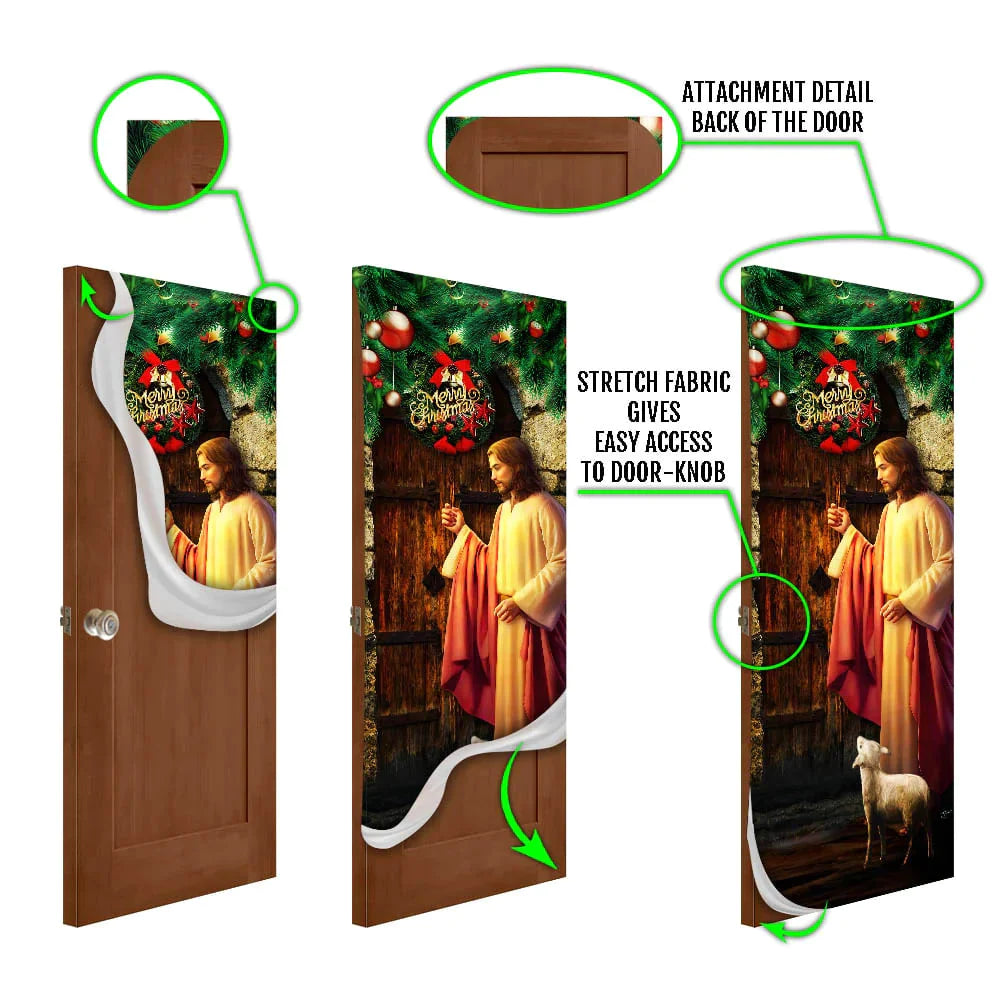 Christianartbag Door Cover, The Lord Jesus Christ Is Come, Religious Door Decorations, Christian Home Decor - Christian Art Bag