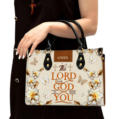 Christianartbag Handbag, The Lord Your God Is With You Awesome, Personalized Gifts, Gifts for Women, Christmas Gift. - Christian Art Bag
