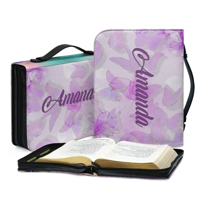 Christianartbag Bible Cover, To My Daughter From Mom Bible Cover, Personalized Bible Cover, Art Design Bible Cover, Christian Gifts, CAB09071223. - Christian Art Bag