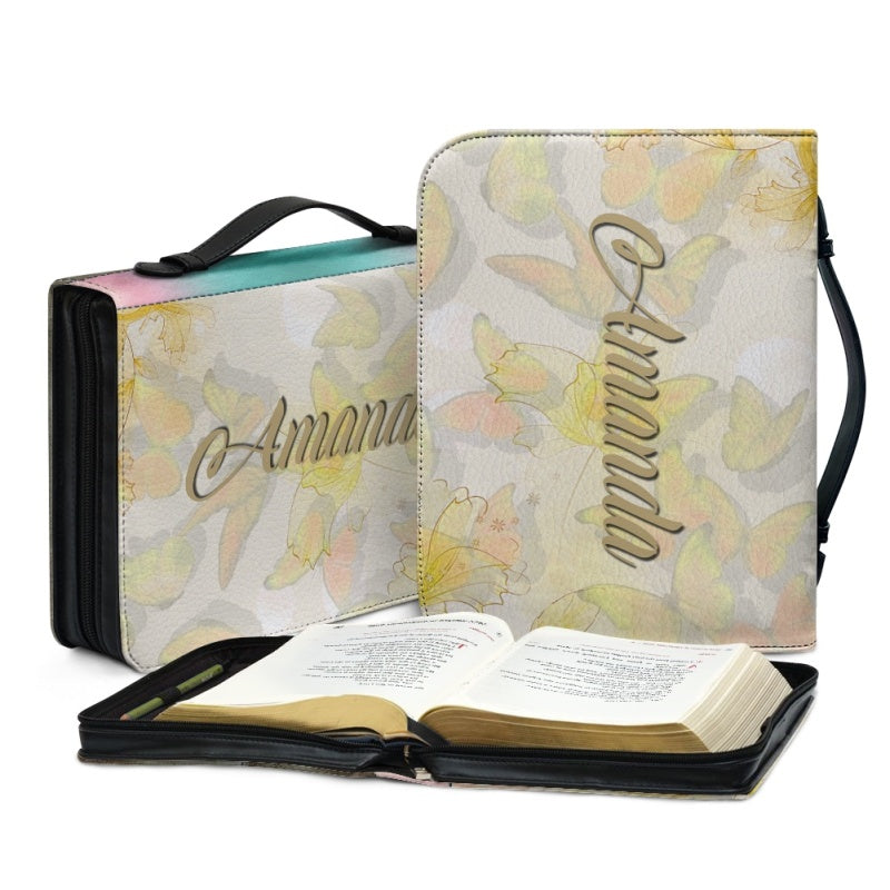 Christianartbag Bible Cover, To My Daughter From Mom Bible Cover, Personalized Bible Cover, Art Design Bible Cover, Christian Gifts, CAB16071223. - Christian Art Bag