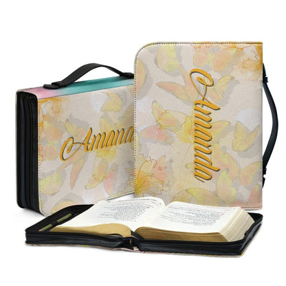 Christianartbag Bible Cover, To My Daughter From Mom Bible Cover, Personalized Bible Cover, Art Design Bible Cover, Christian Gifts, CAB20071223. - Christian Art Bag