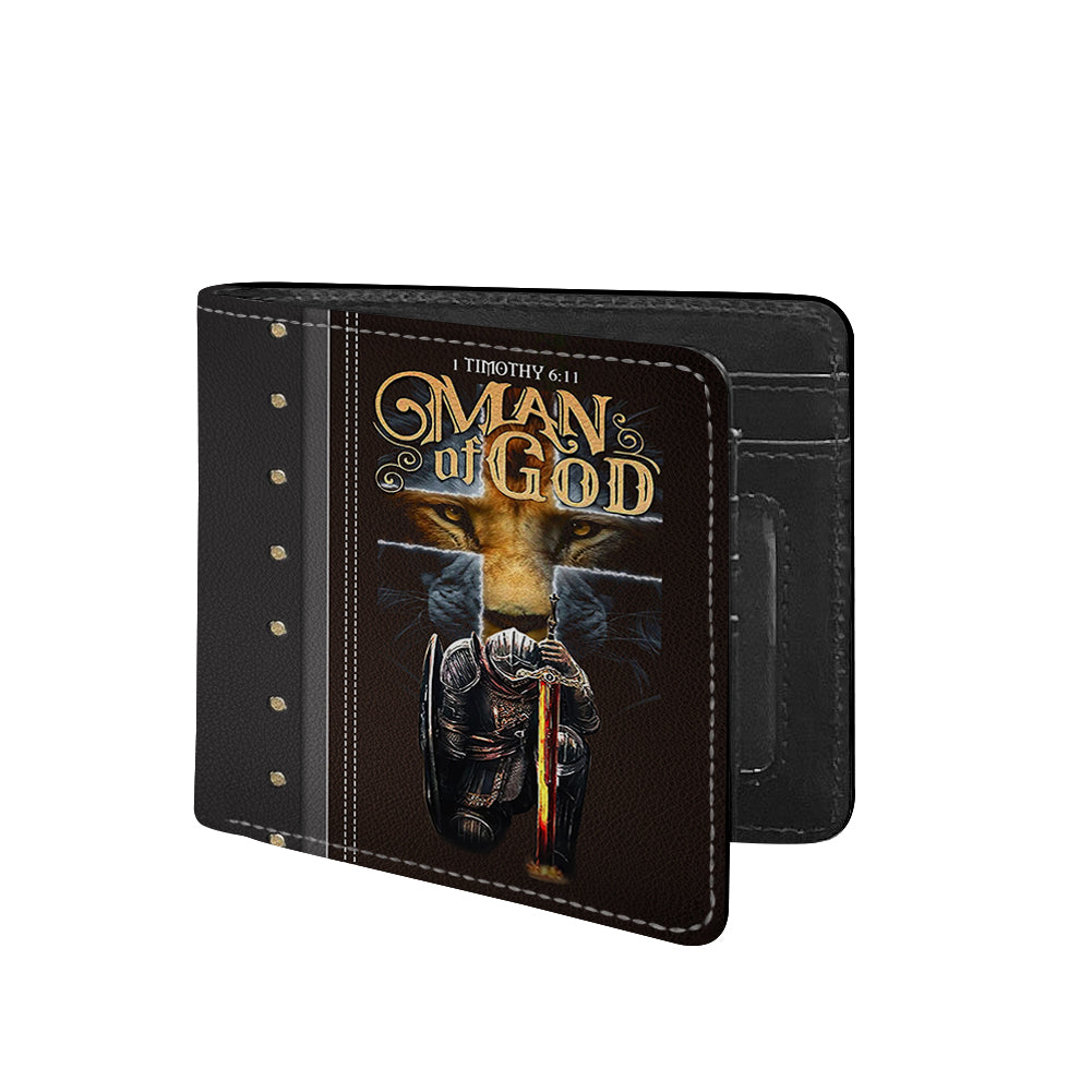 Personalized Men's Wallet - Uncover the sacred meaning of your name - Custom Name - Personalized Wallet, CABW0111162424