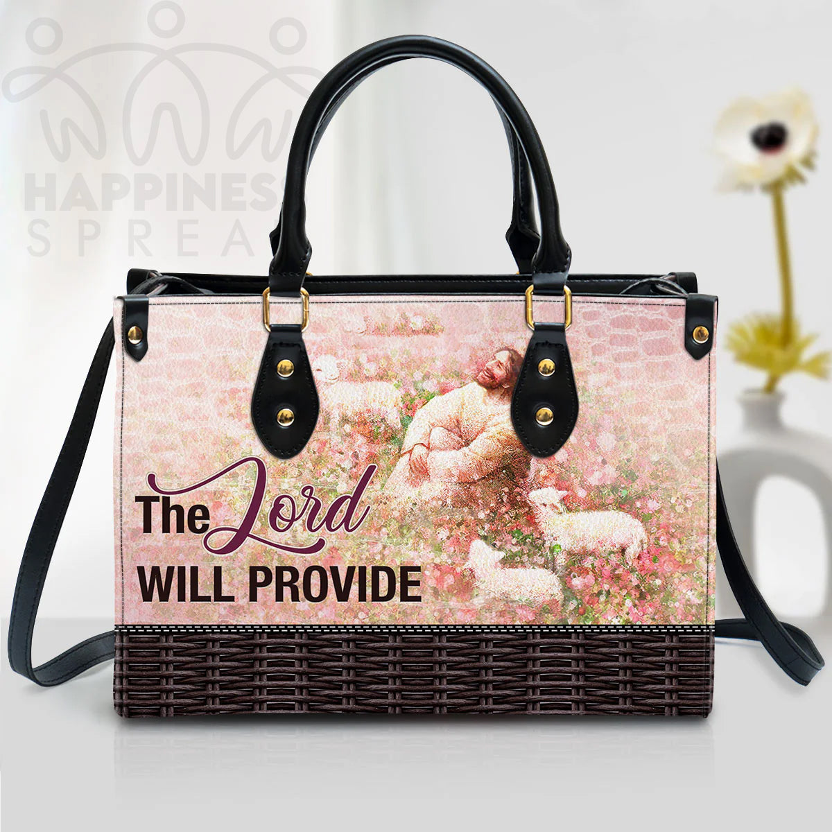Christianart Handbag, Personalized Hand Bag, The Lord Will Provide, Personalized Gifts, Gifts for Women. - Christian Art Bag