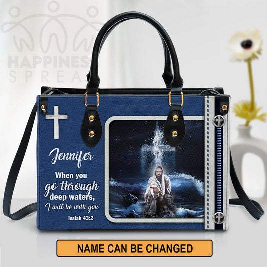 Christianart Handbag, Personalized Hand Bag, I Will Be With You, Personalized Gifts, Gifts for Women. - Christian Art Bag