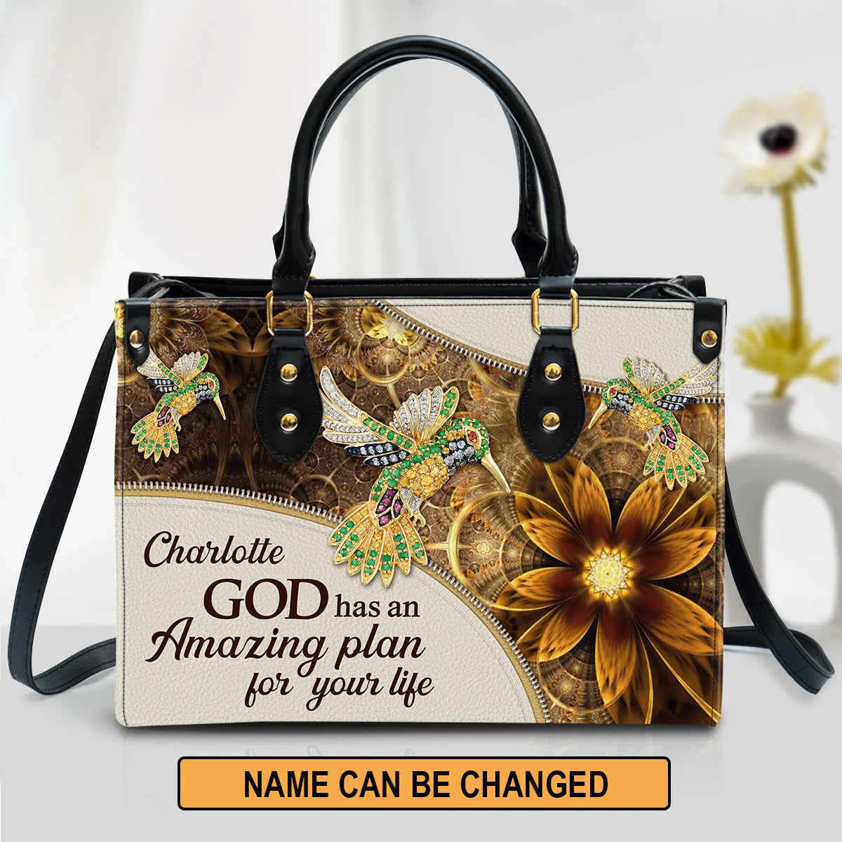 Christianart Designer Handbags, GOD Has An Amazing Plan For Your Life, Personalized Gifts, Gifts for Women. - Christian Art Bag