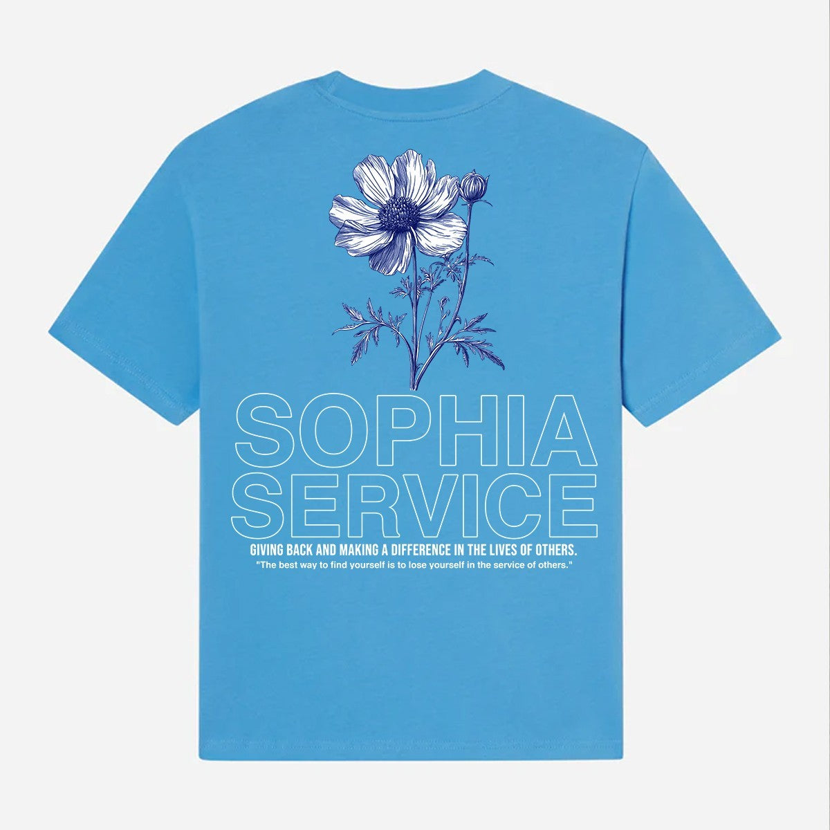 Personalized Flower T-Shirt with Name & Value | Inspirational Quotes Tee | Meaningful Gift for Her & Him