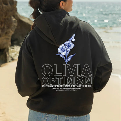 Personalized Flower T-Shirt with Name & Value | Inspirational Quotes Tee | Meaningful Gift for Her & Him