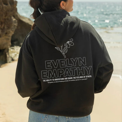 Personalized Flower T-Shirt & Hoodie with Name and Value – Custom Inspirational Apparel