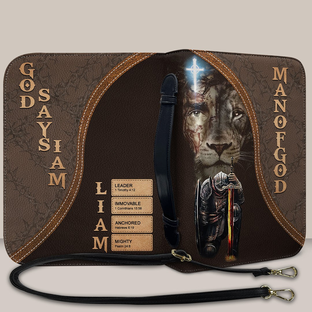 Personalized Bible Cover – Custom Name with Bible Verses That Reflect Your Identity | CHRISTIANARTBAG