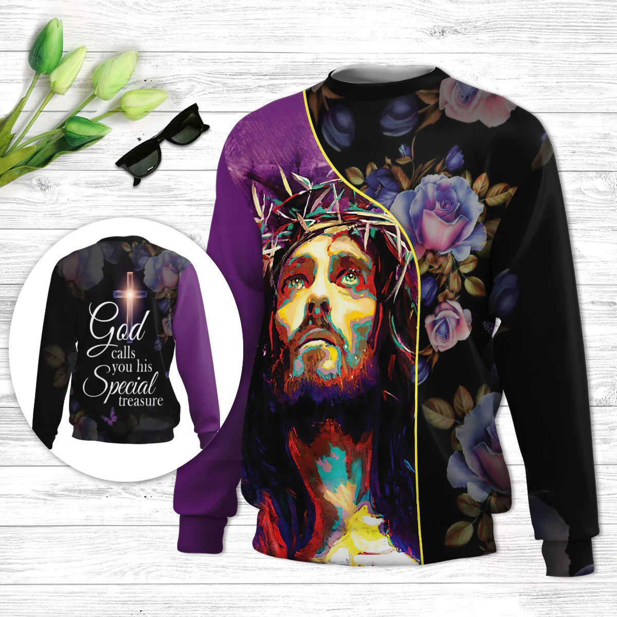 Christianartbag 3D Sweater, God Calls You His Special Treasure, Unisex Sweater, Christmas Gift. - Christian Art Bag