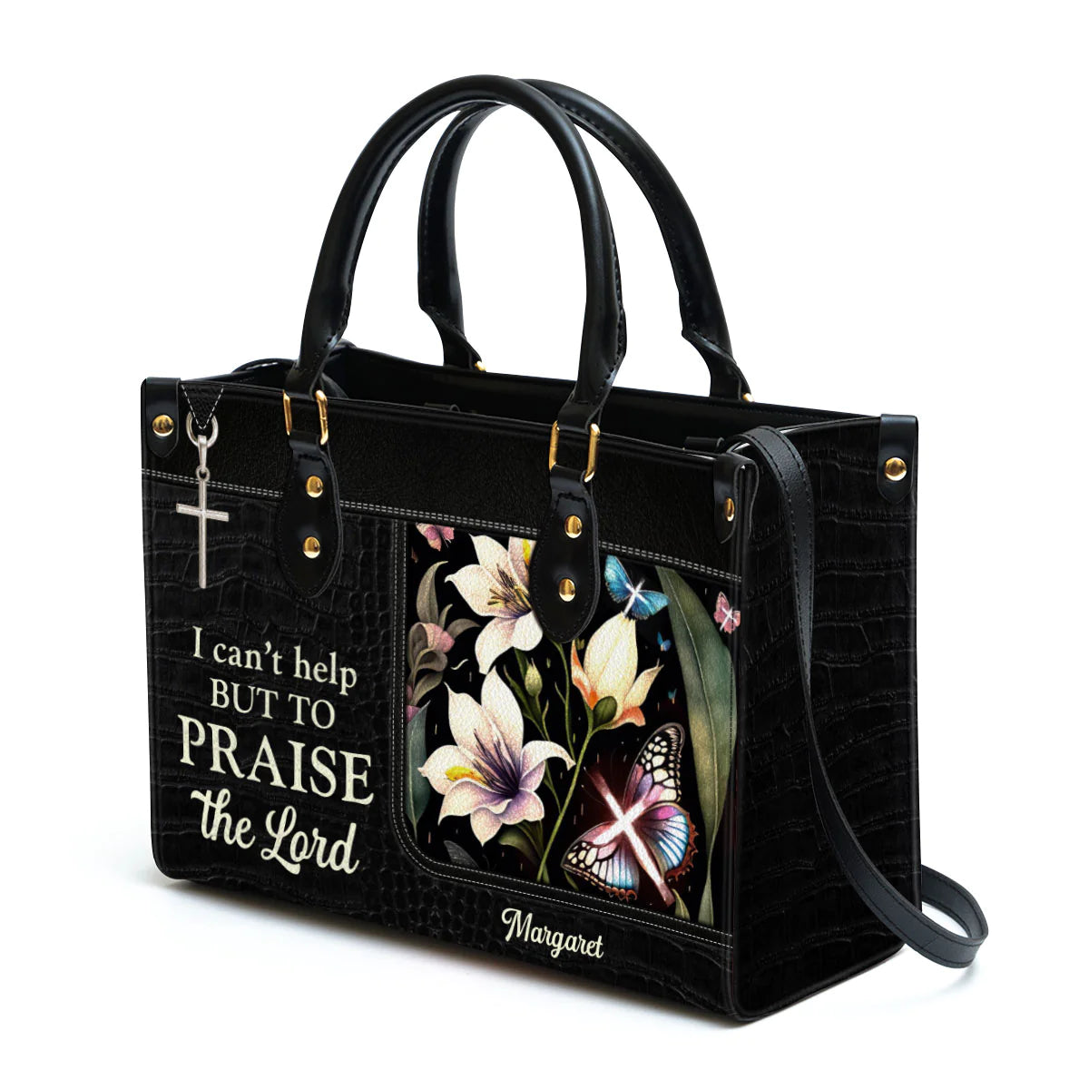 Christianart Handbag, Personalized Hand Bag, I Can't Help But To Praise The Lord, Personalized Gifts, Gifts for Women. - Christian Art Bag