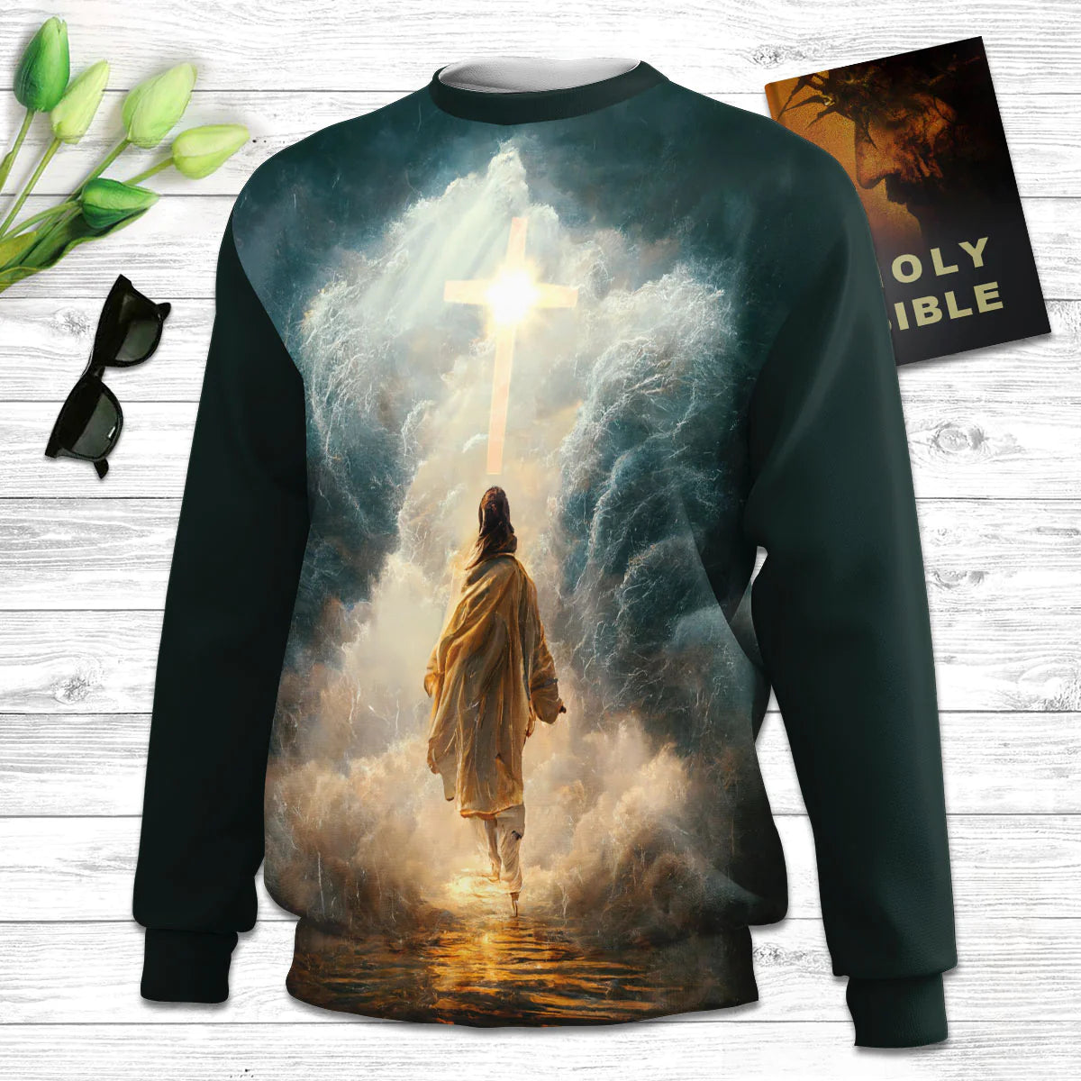 Christianartbag 3D Sweater, Those Who Walk With God Always Reach Their Destination, Unisex Sweater, Christmas Gift. - Christian Art Bag