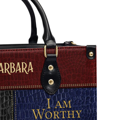 Christianartbag Handbags, I Am Enough, I Am Loved, Personalized Bags, Gifts for Women, Christmas Gift, CABLTB01290723. - Christian Art Bag