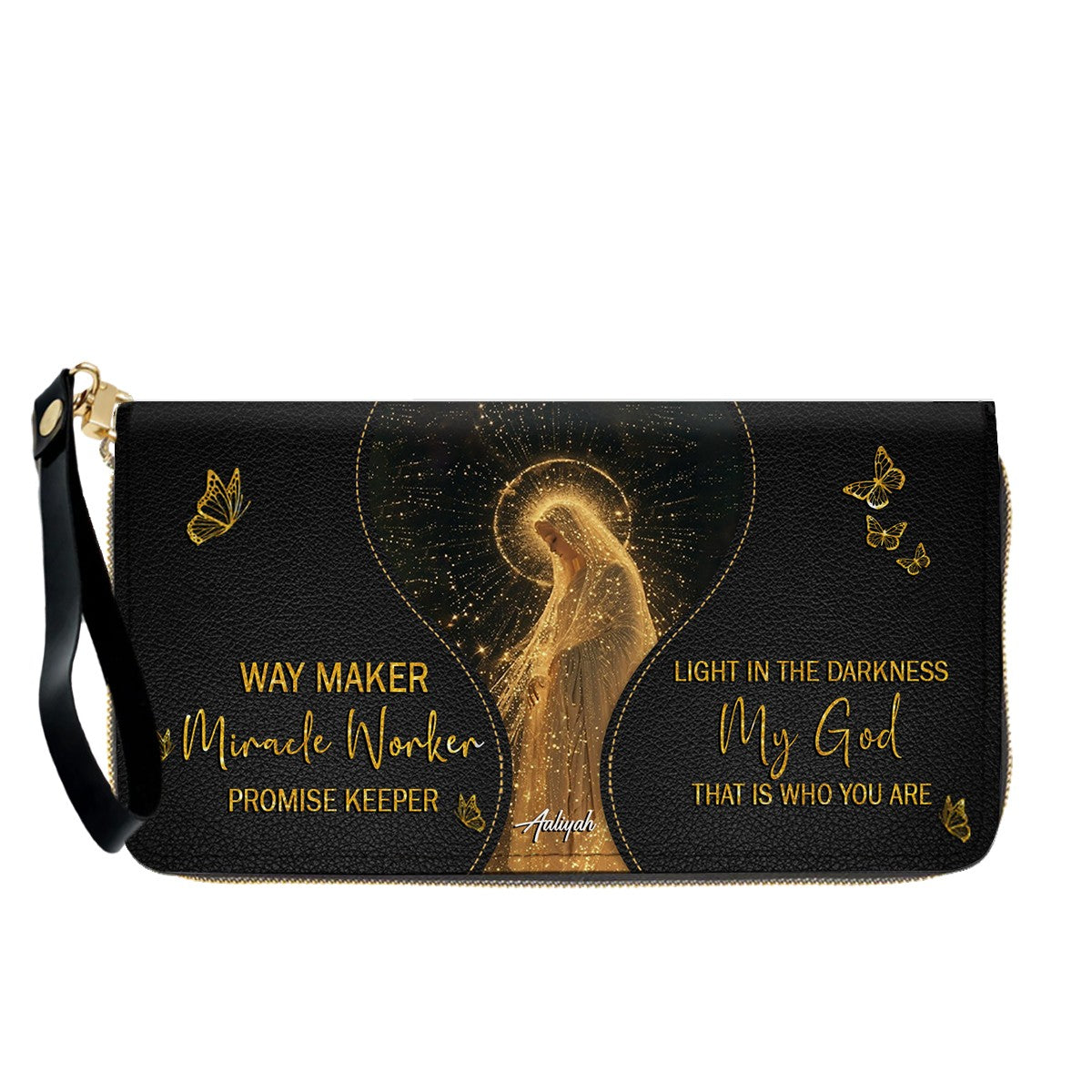 Personalized Christian Leather Handbag & Wallet Set | CHRISTIANARTBAG™ Faith Gift for Women