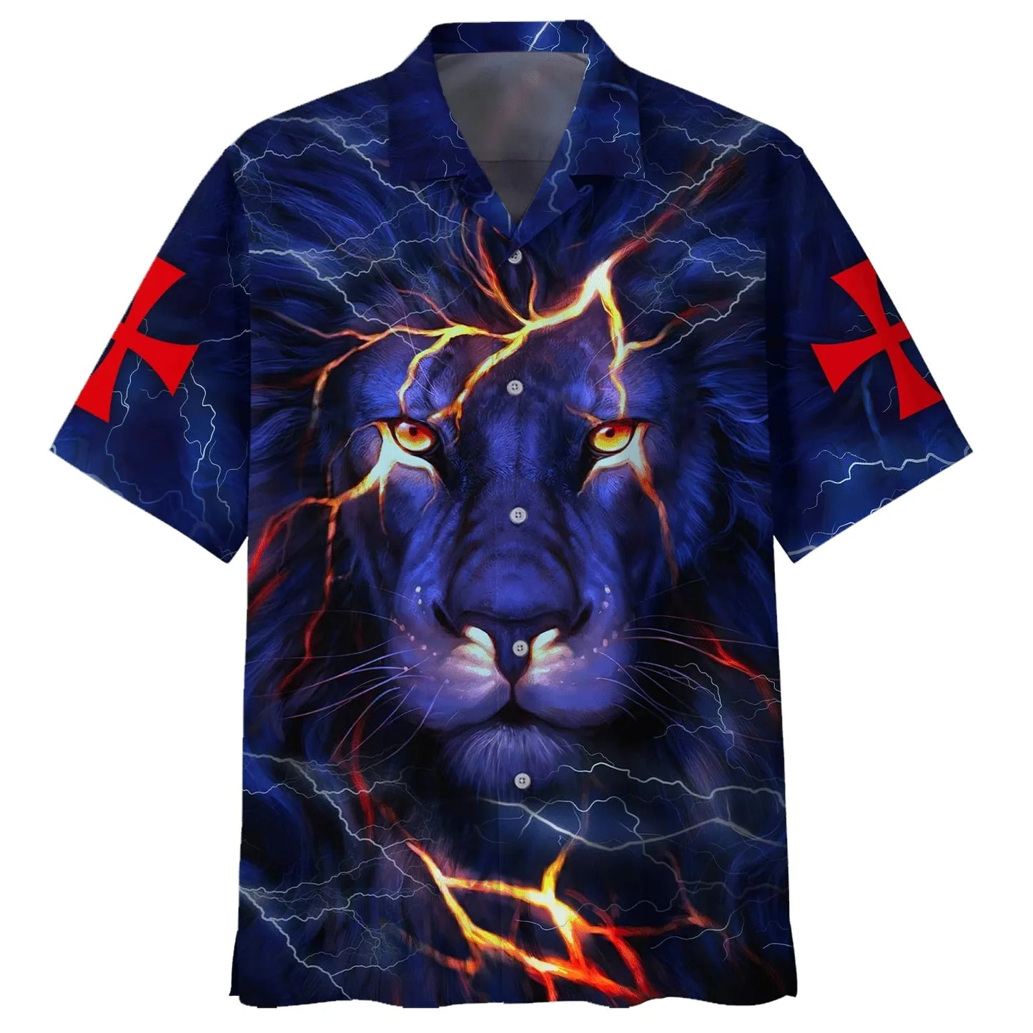 Christianartbag Hawaiian Shirt, Way Maker Miracle Worker Promise Keeper Light In The Darkness My God That Is Who You Are Lion Hawaiian Shirt, Christian Hawaiian Shirts For Men & Women. - Christian Art Bag