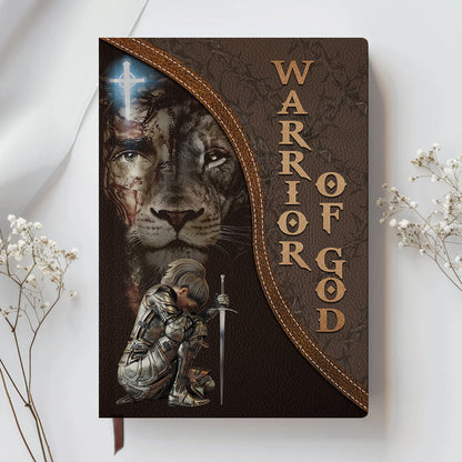Personalized Armor of God Leather Notebook – Custom Name & Skin Tone – Each Letter Linked to a Bible Verse