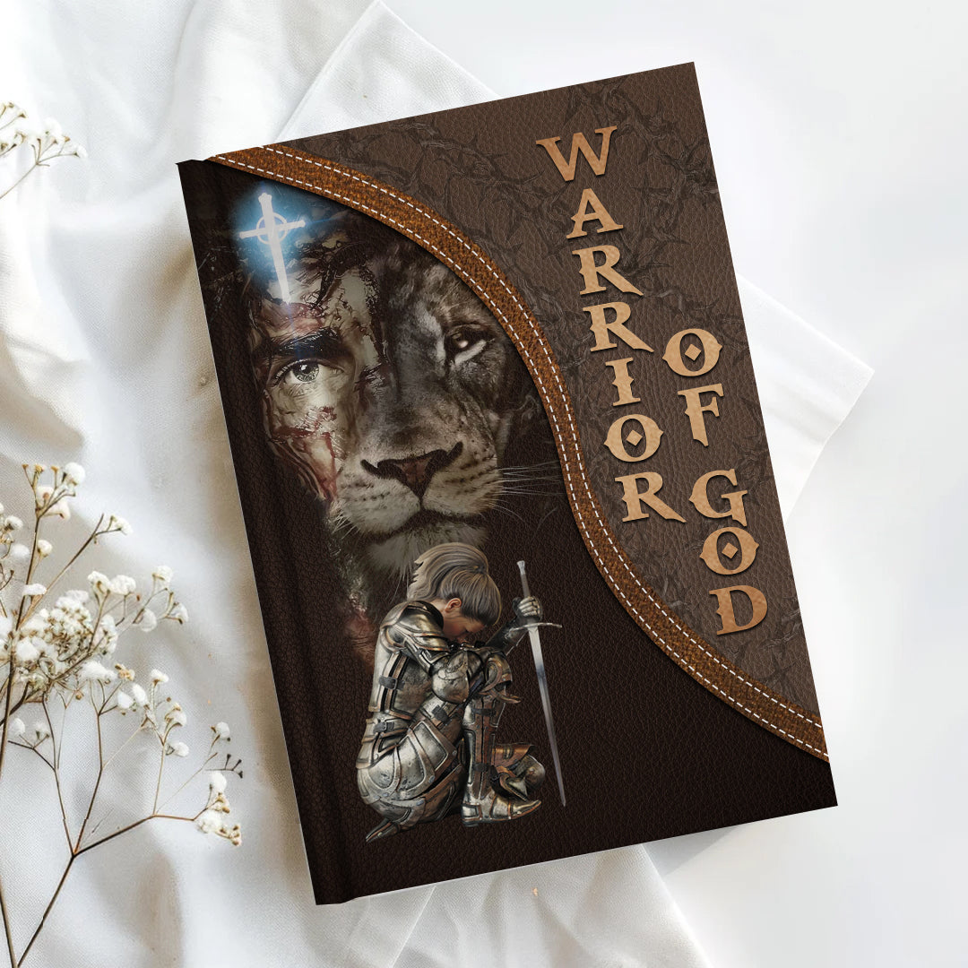 Personalized Armor of God Leather Notebook – Custom Name & Skin Tone – Each Letter Linked to a Bible Verse