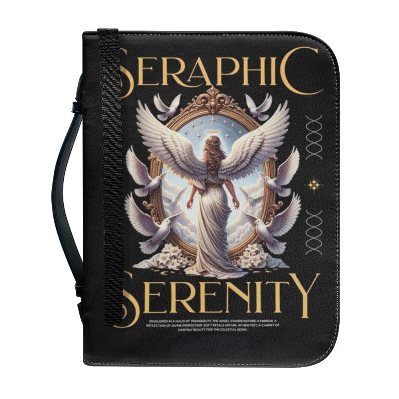 CHRISTIANARTBAG Bible Cover - Seraphic Serenity Ephesians - Personalized Bible Cover, CABBBCV02060924.