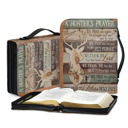 Christianartbag Bible Cover, Gone Hunting Back Soon To Go Fishing Bible Cover, Personalized Bible Cover, Hunting Bible Cover, Christian Gifts, CAB03171123. - Christian Art Bag