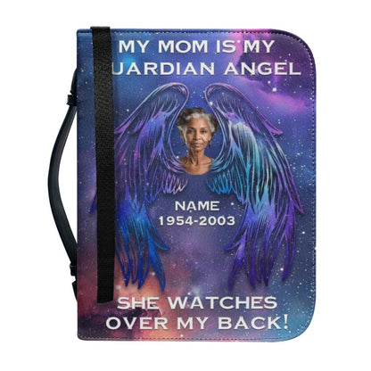 CHRISTIANARTBAG Bible Cover - I Never Left You - Custom Name, Date and Image - Personalized Bible Cover, CABBBCV0123824