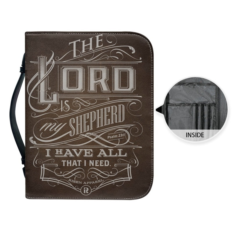 CHRISTIANARTBAG Bible Covers - The Lord Is My Shepherd Psalm 23 1 Bible-Cover - CABBBCV05080524.