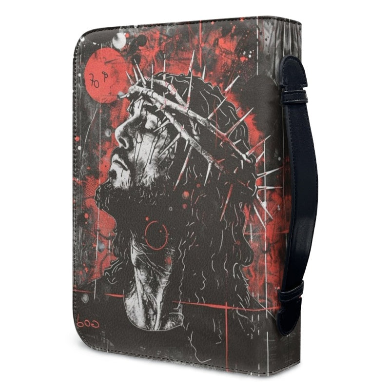 CHRISTIANARTBAG Bible Cover - Jesus Saves Ephesians - Personalized Bible Cover, CABBBCV01060924.