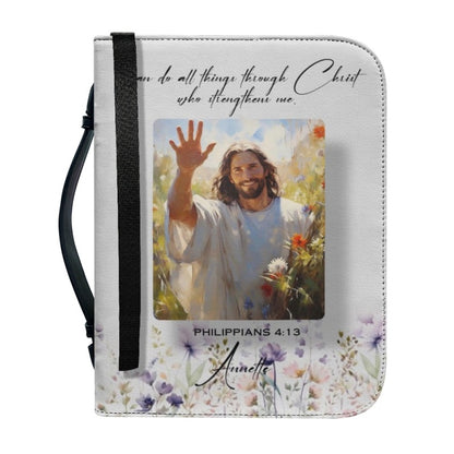 CHRISTIANARTBAG Bible Cover – Scripture Guide Design with Customizable Bible Verses | Spiritual Comfort and Guidance for Life's Challenges - CAB01081024