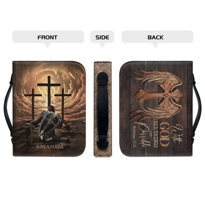 CHRISTIANARTBAG Bible Covers - With GOD All Things Are Possible Matthew 19 26 - Warrior Bible Cover - CABBBCV01020524.